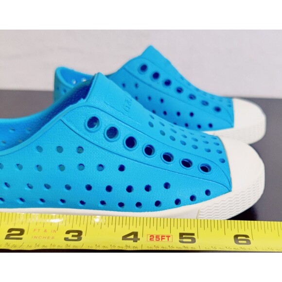 Native Bloom Little Kids Sky Blue Size C8 Unisex Slip On Lite Sandals - Picture 13 of 13